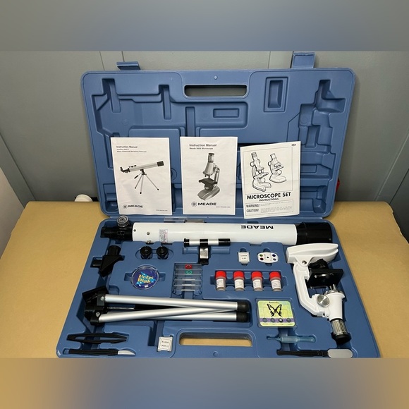 Meade Telescope and Microscope Kit w/ Original Case Excellent Condition! RARE! - Picture 1 of 5